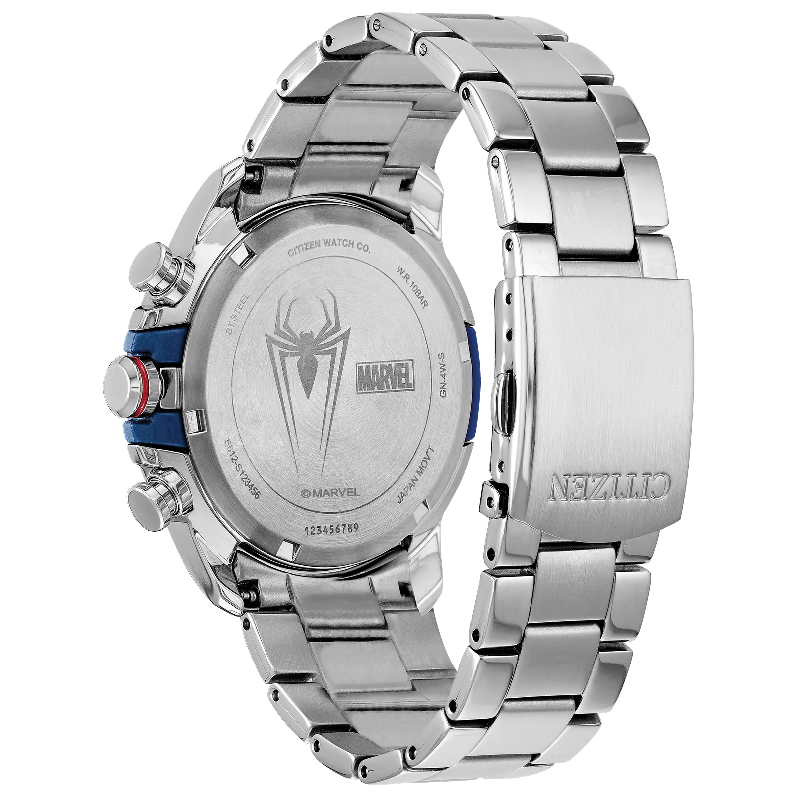 CA0429-53W Citizen Spider-Man Marvel Edition Eco-drive de hombre pulsera de acero inoxidable - Image 2