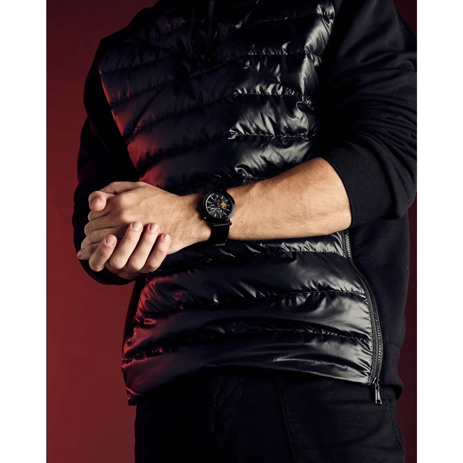 CA0769-04W Citizen Darth Vader Star Wars Eco-drive de hombre pulsera de cuero - Image 3