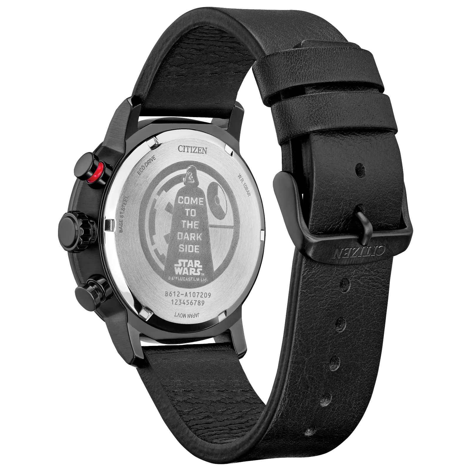 CA0769-04W Citizen Darth Vader Star Wars Eco-drive de hombre pulsera de cuero - Image 6