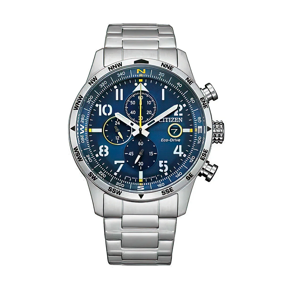 CA0790-59L Reloj Citizen Avion de hombre pulsera de metal Eco-Drive