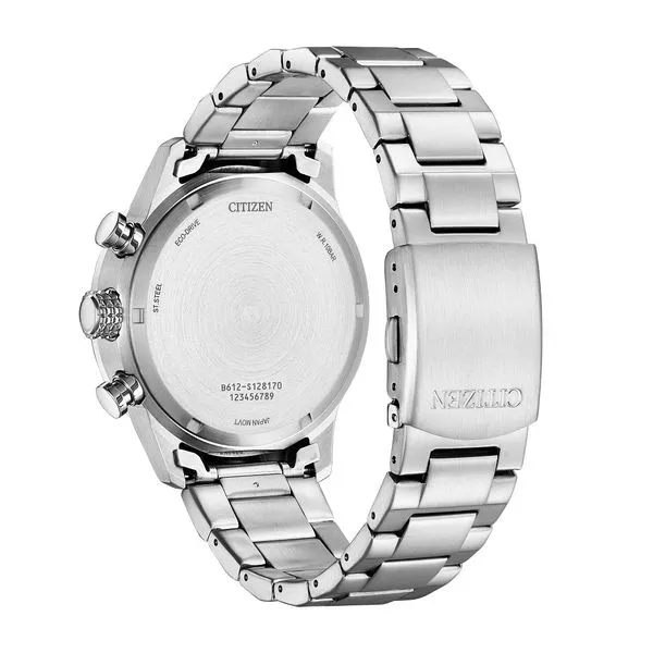 CA0790-59L Reloj Citizen Avion de hombre pulsera de metal Eco-Drive - Image 2