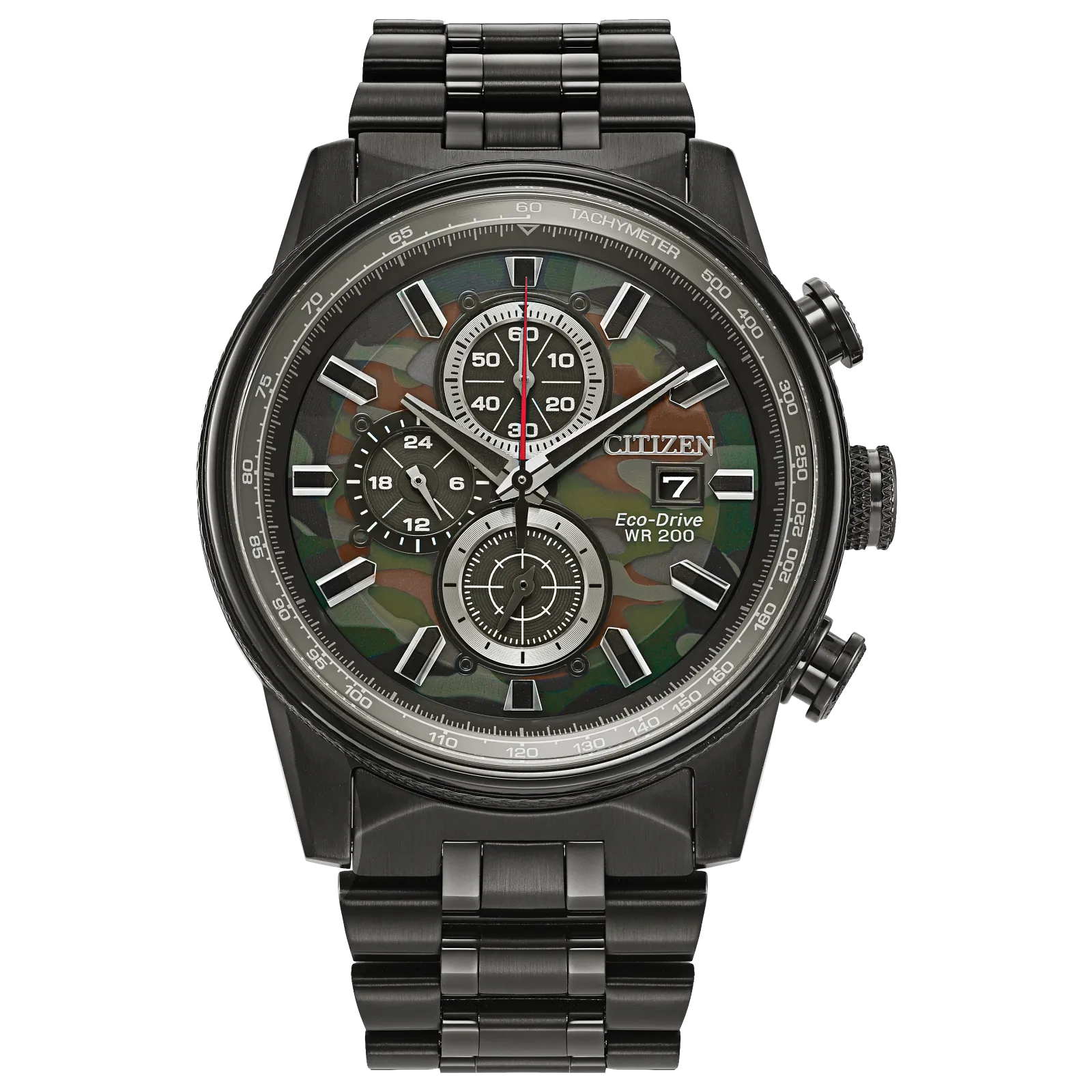 CA0805-53X Citizen Nighthawk Eco-drive de hombre correa de metal