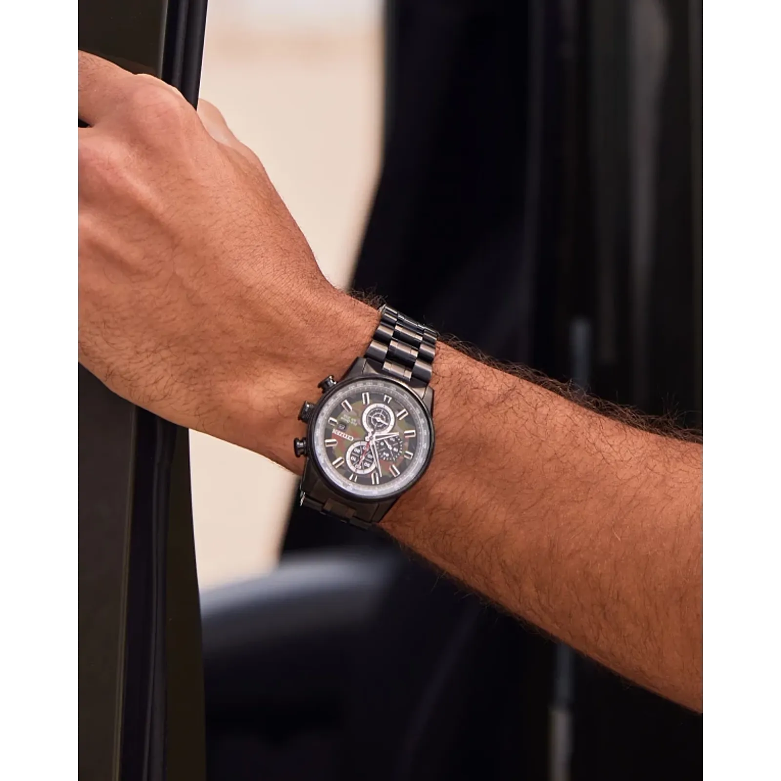 CA0805-53X Citizen Nighthawk Eco-drive de hombre correa de metal - Image 3