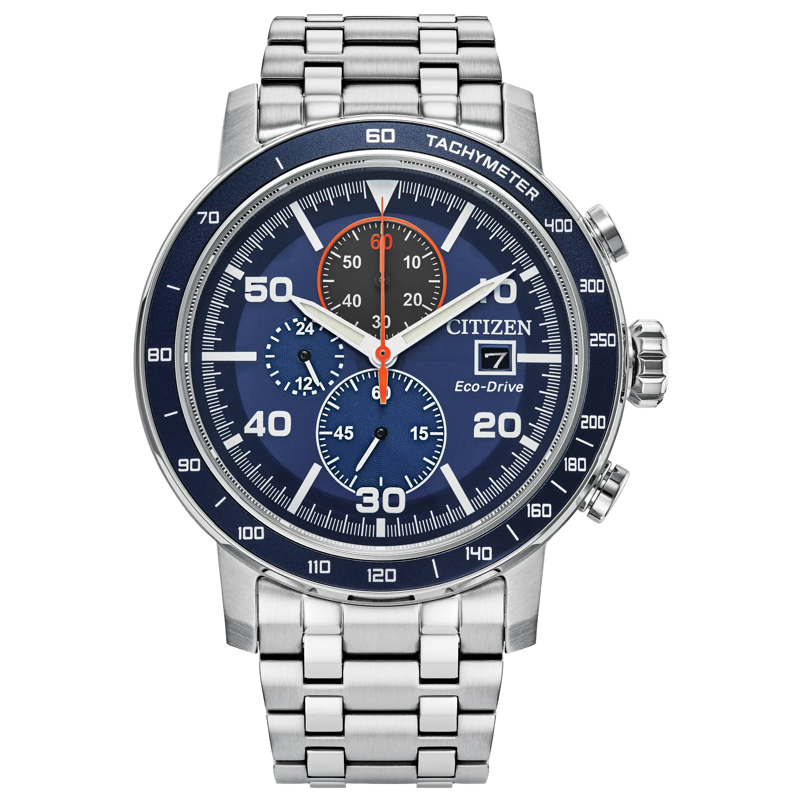 CA0850-59L Reloj Citizen Brycen de hombre pulsera de metal 44mm Eco-drive
