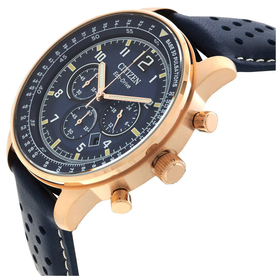 CA4503-00L Reloj Citizen Eco-Drive de hombre correa de cuero - Image 2