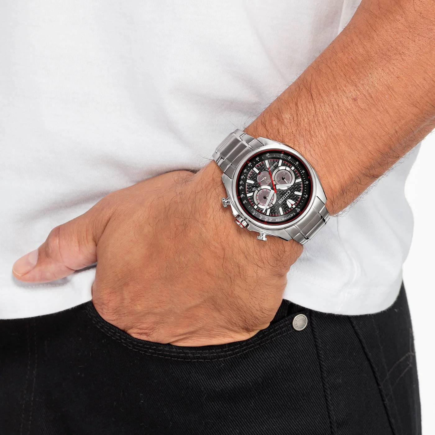 CA4561-89E Citizen Sport Casual Eco-drive de caballero pulsera de metal - Image 2