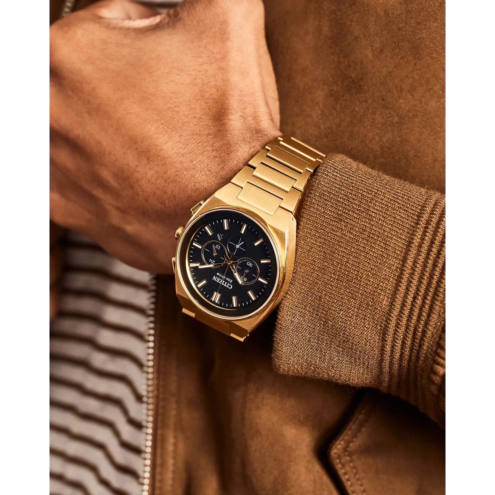 CA4582-54E Citizen Axiom SC Eco-drive de caballero pulsera de metal - Image 4
