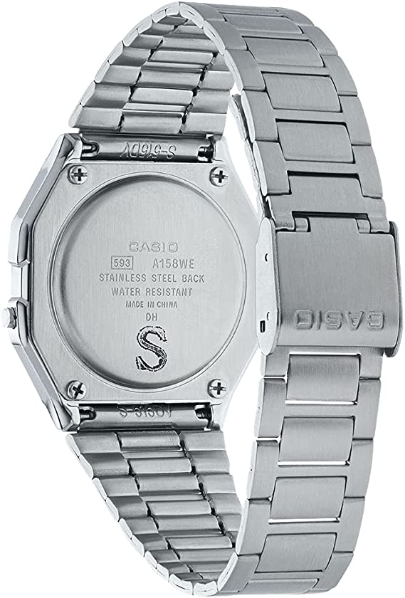 A-158WEA-9CF Reloj Casio para Hombre, Vintage Clásico Cronómetro - Image 3