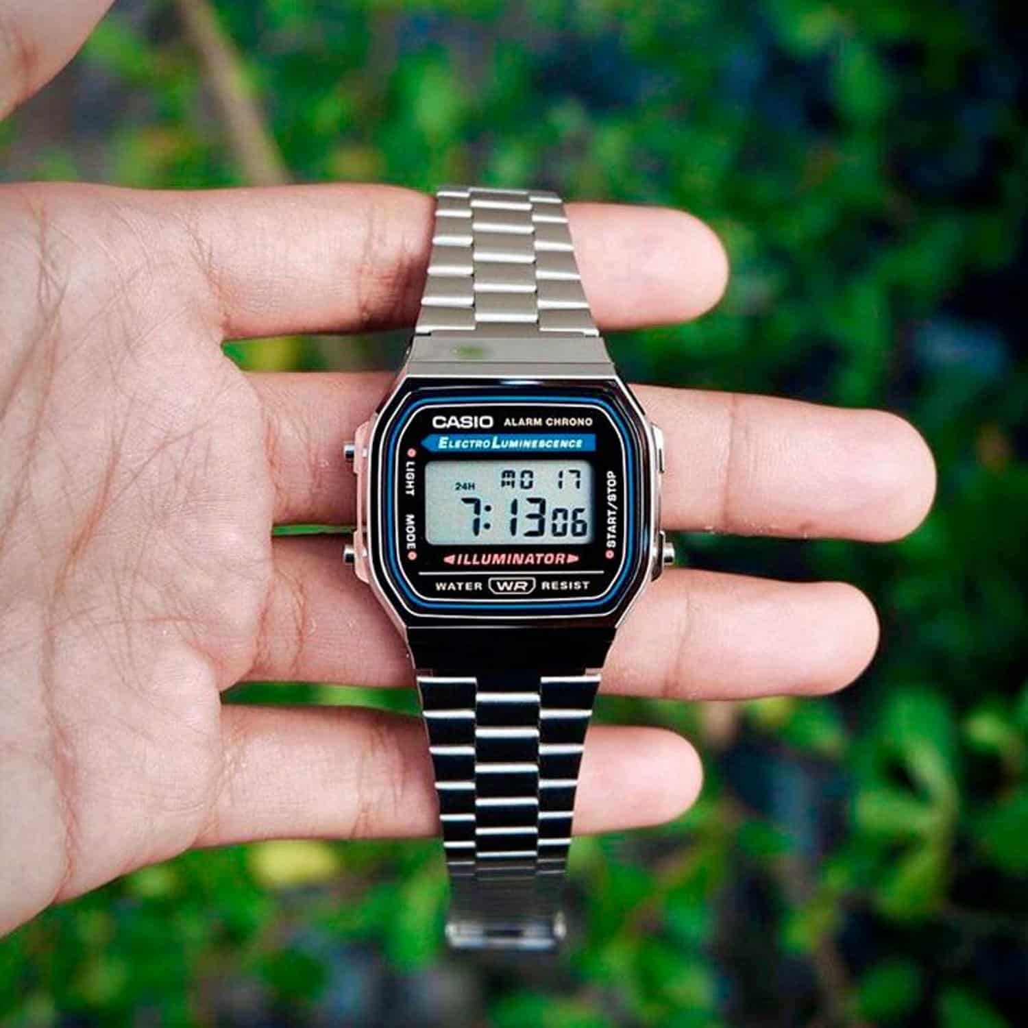 A-168WA-1 Reloj Casio Unisex, Vintage Clásico Illuminator - Image 4