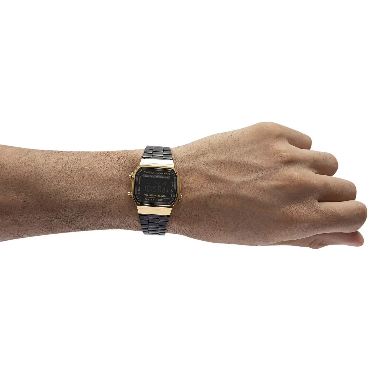 A-168WEGB-1B Reloj Casio Unisex, Vintage Clásico Illuminator - Image 3