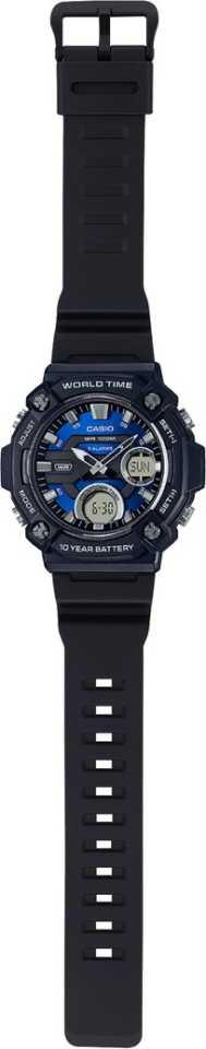 AEQ-120W-2AV Reloj Casio para Hombre, Hora Mundial 10 Años de Batería - Image 6