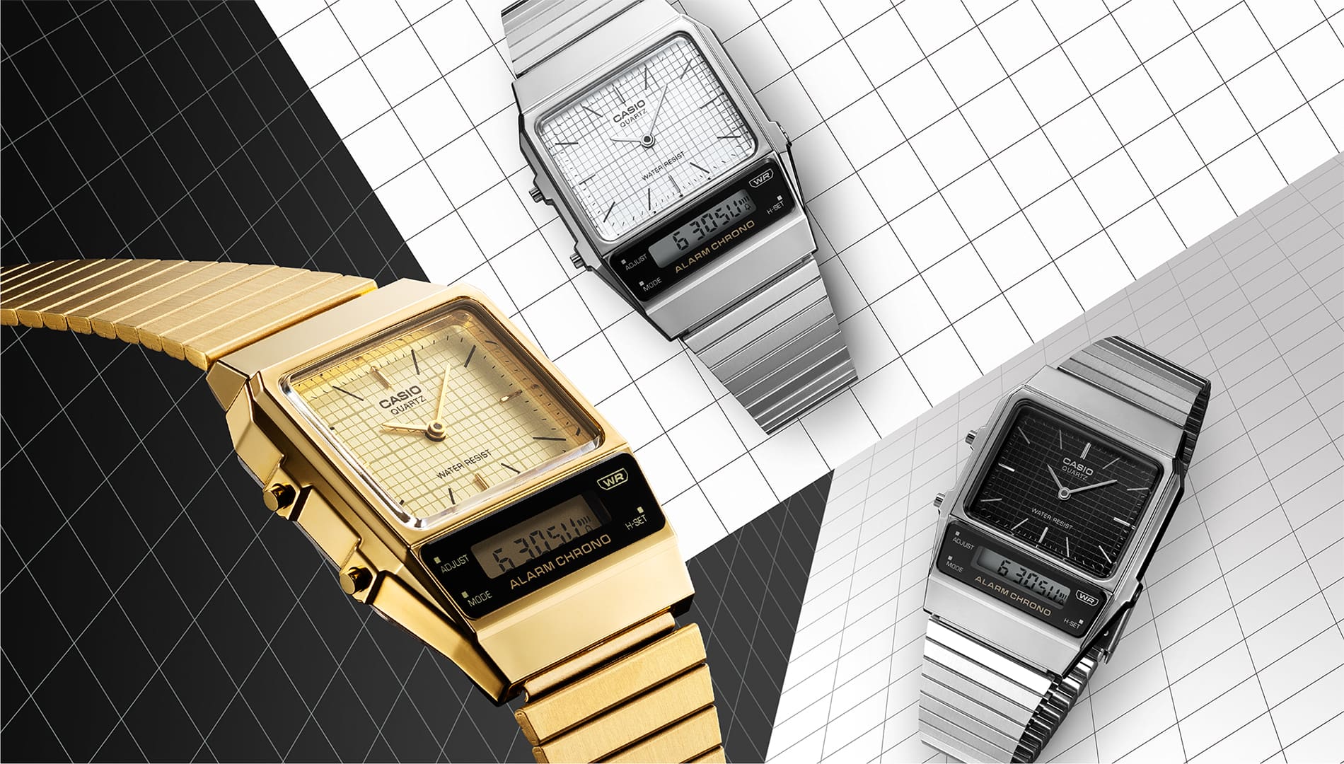 AQ-800E-7A Reloj Casio Unisex, Vintage Clásico - Image 4