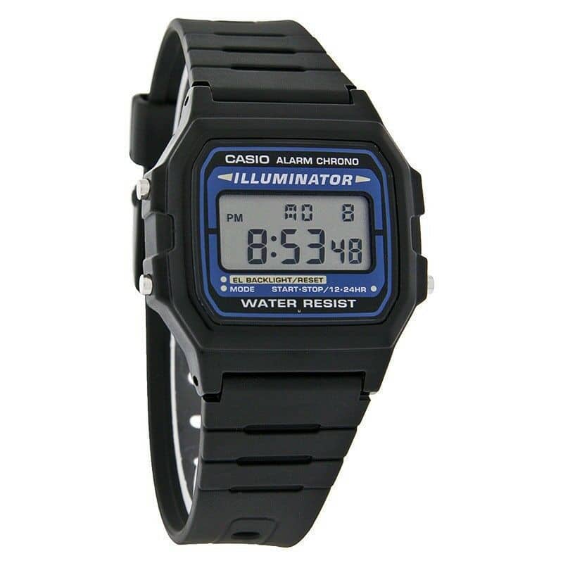 F-105W-1A Reloj Casio Unisex, Vintage Clásico Illuminator - Image 4