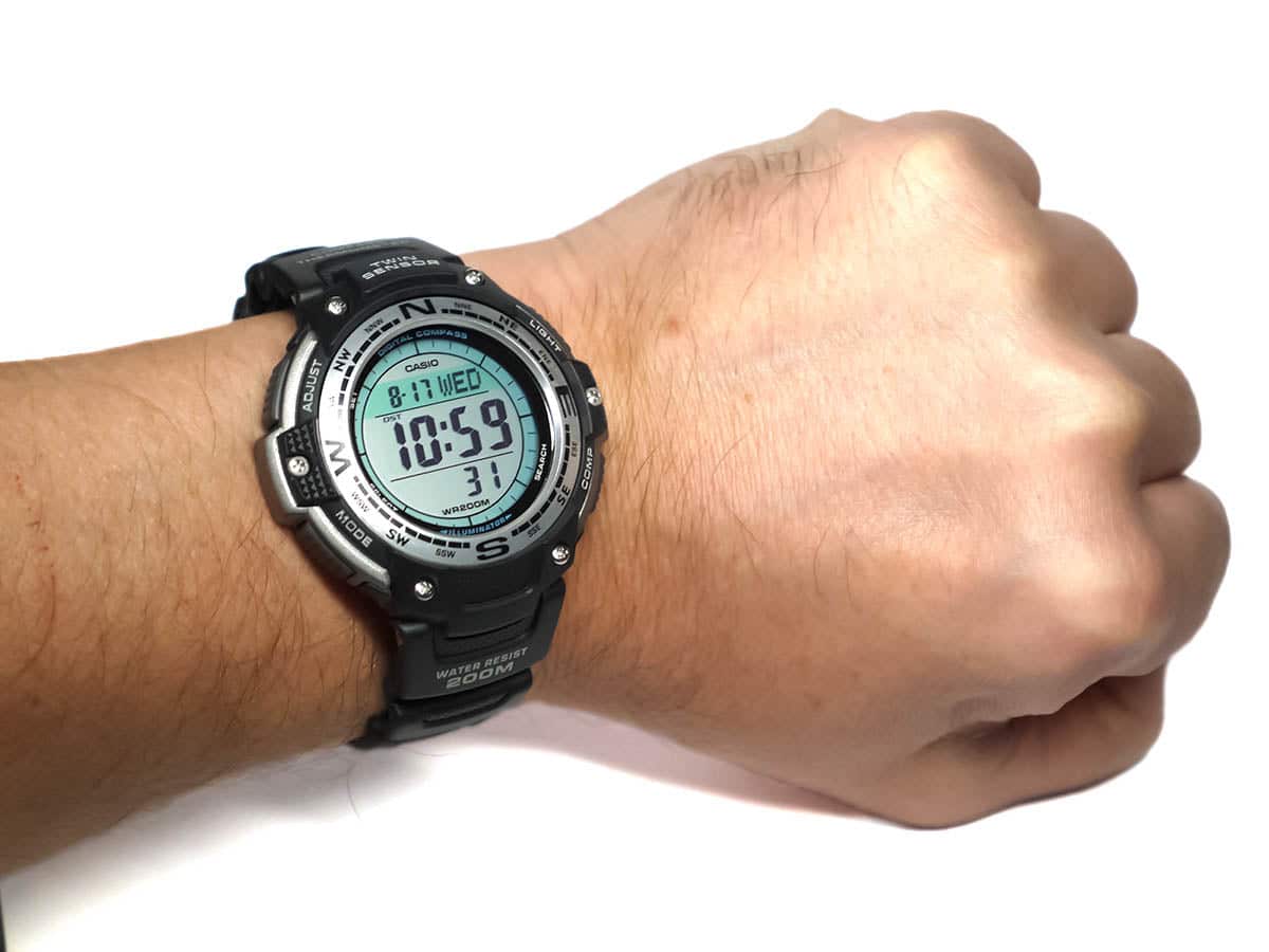 SGW-100-1VCF Reloj Casio para Hombre, Twin Sensor Illuminator - Image 3