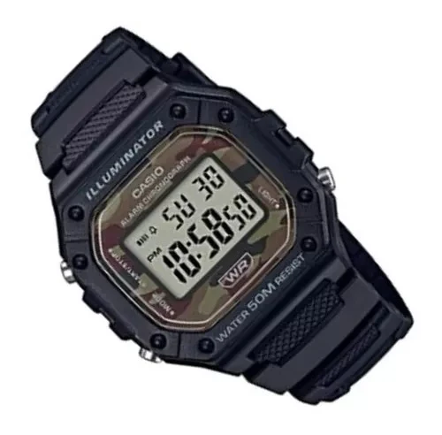 W-218H-5BV Reloj Casio para Hombre, Illuminator con Cronógrafo - Image 2