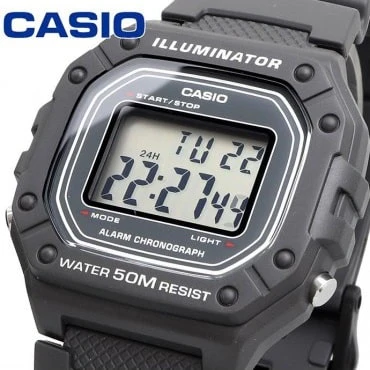 W-218H-8AVCF Reloj Casio Unisex, Illuminator con Cronógrafo - Image 4