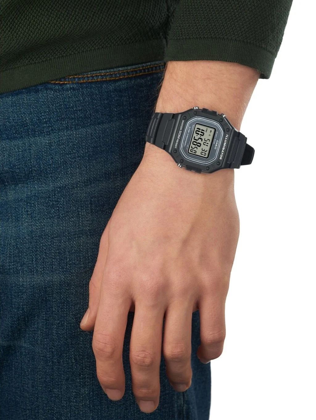 W-218H-8AVCF Reloj Casio Unisex, Illuminator con Cronógrafo - Image 5