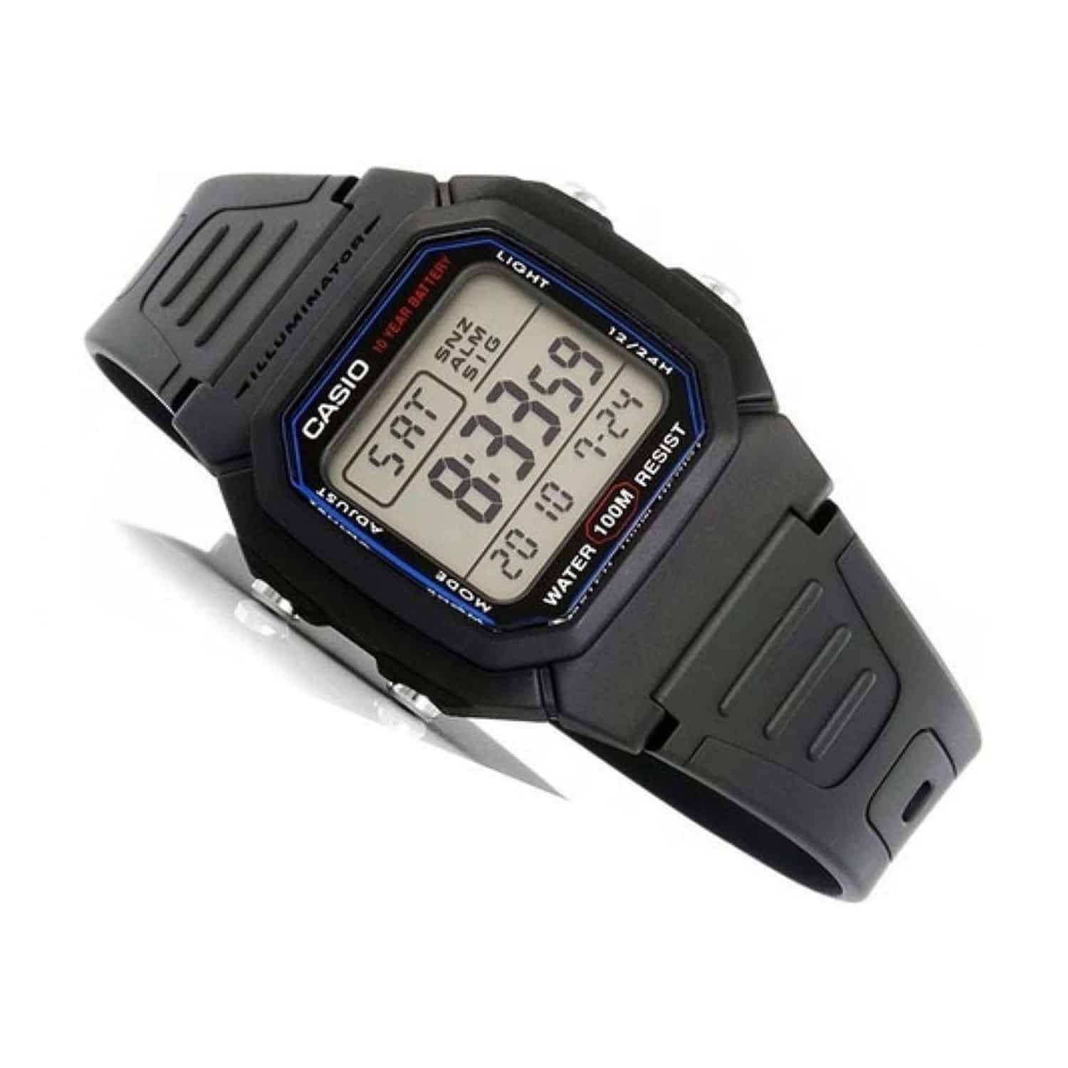 W-800H-1AV Reloj Casio para Hombre, 10 Años de Batería - Image 2