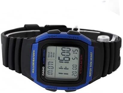 W-96H-2AV Reloj Casio para Caballero, Illuminator 10 Años de Batería - Image 2
