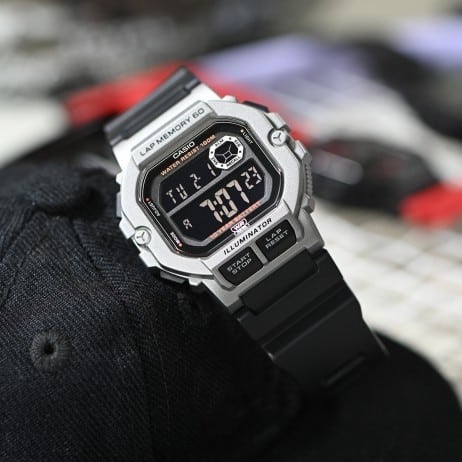 WS-1400H-1BV Reloj Casio para Hombre, 10 Años de Batería, Lap Memory 60 - Image 6