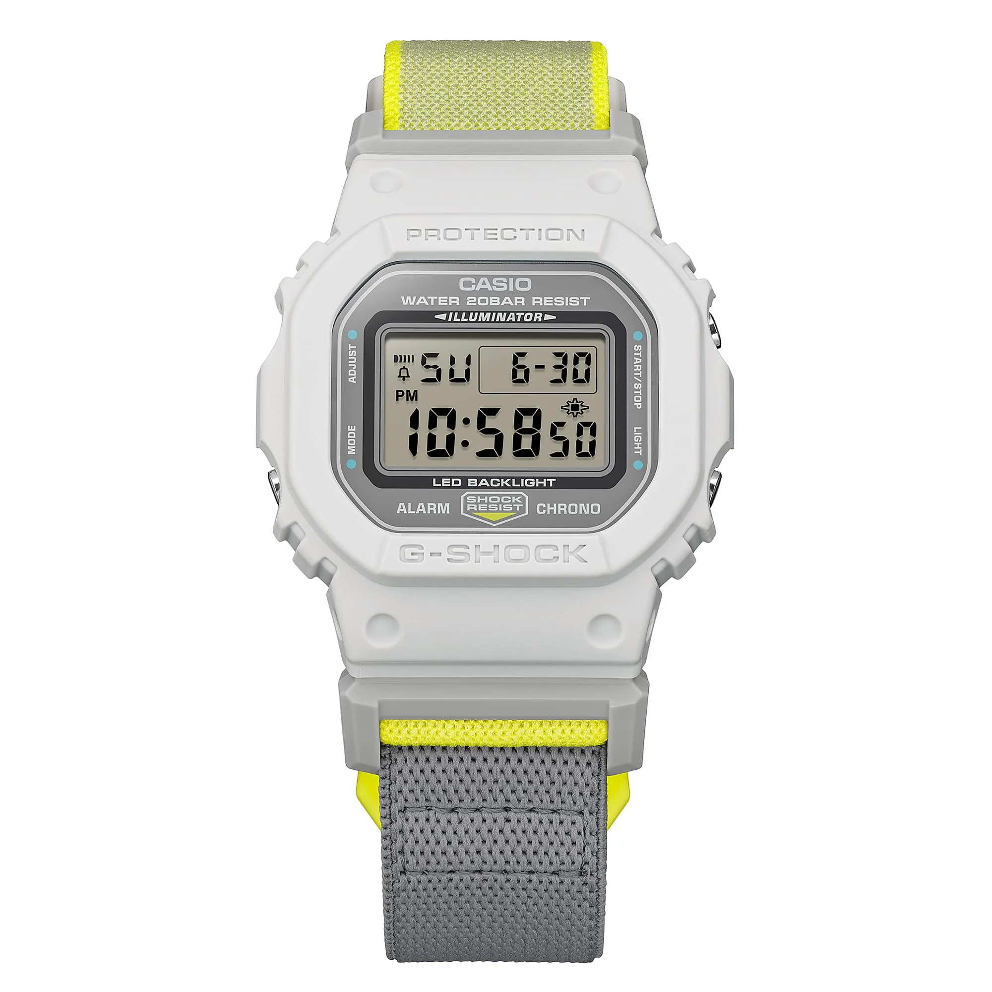 DW-5600MNC-7A8 Reloj G-Shock de hombre correa de tela - Image 3