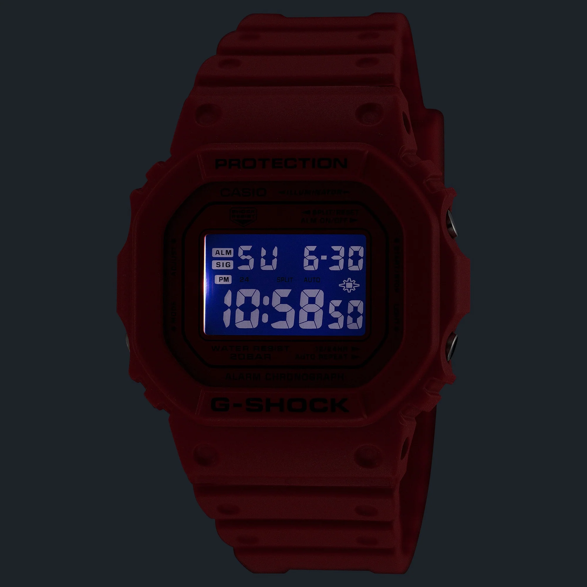 DW-5600RRB-4 Reloj G-Shock de hombre correa de silicona - Image 4