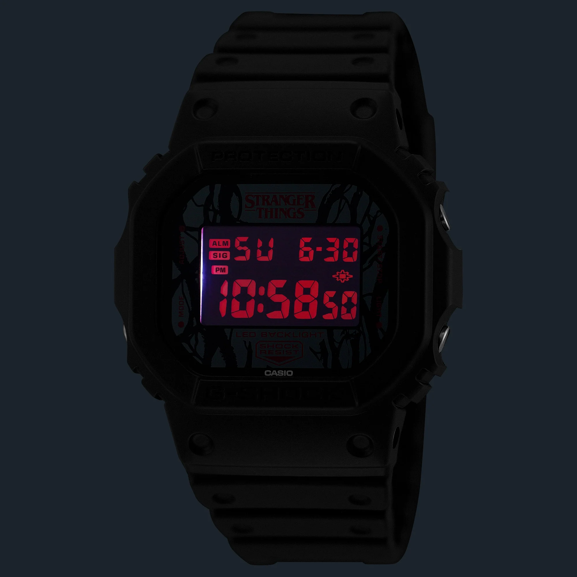 DW-5600STT-1 Reloj G-Shock Stranger Things unisex correa de silicona - Image 4