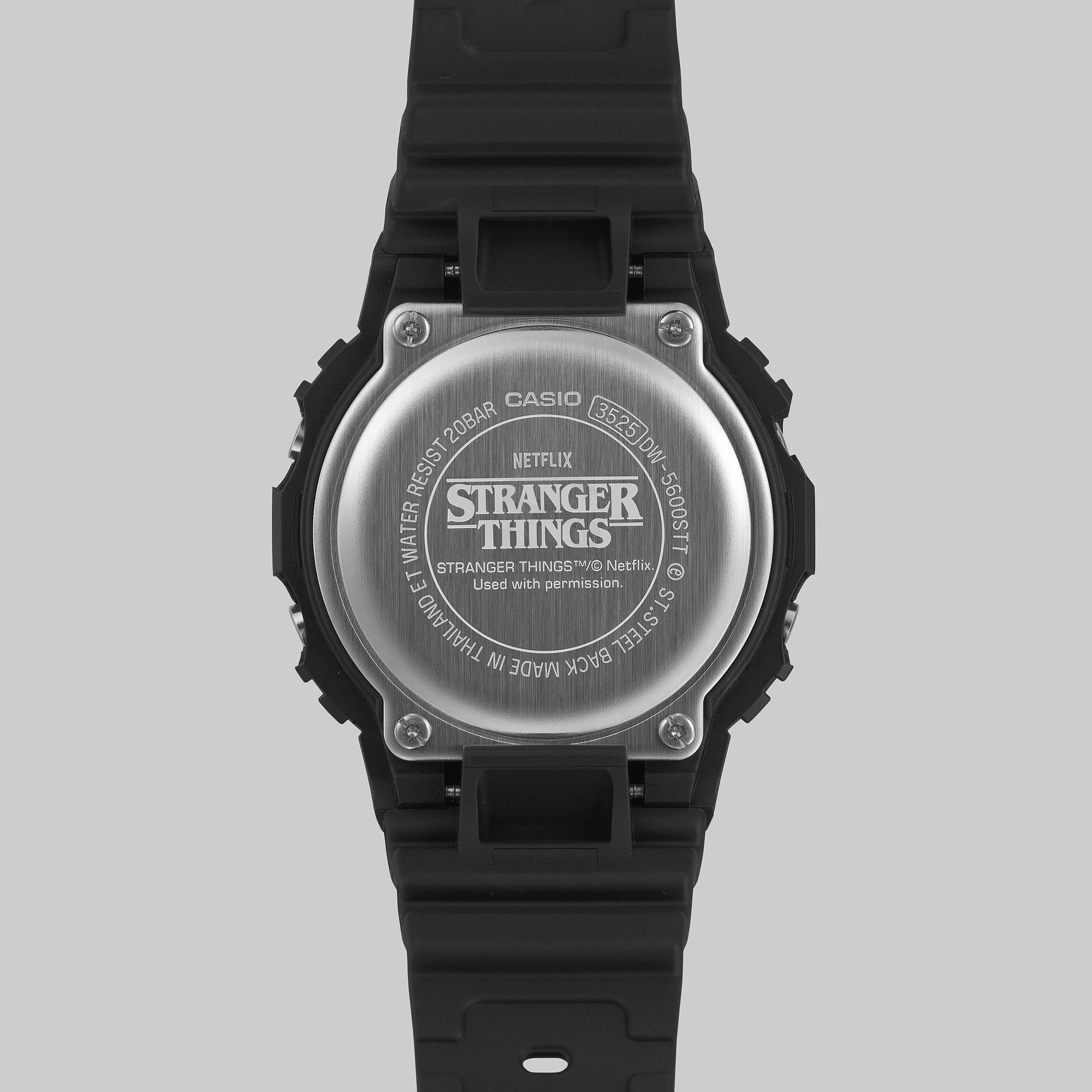 DW-5600STT-1 Reloj G-Shock Stranger Things unisex correa de silicona - Image 7