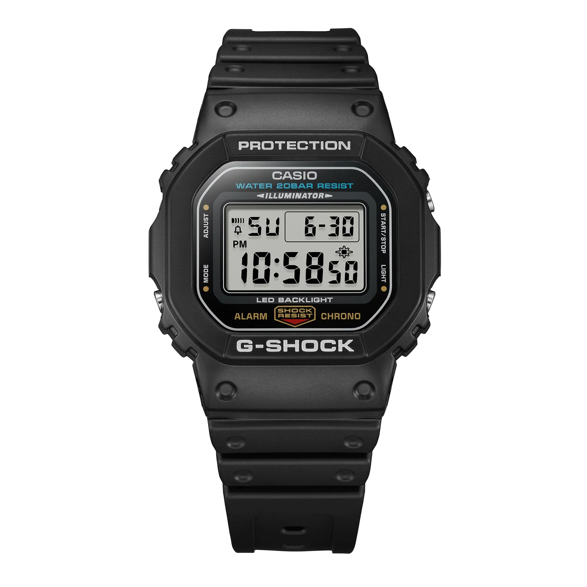 DW-5600UE-1 Reloj G-Shock Pulsera de Caucho para Caballero Digital - Image 6