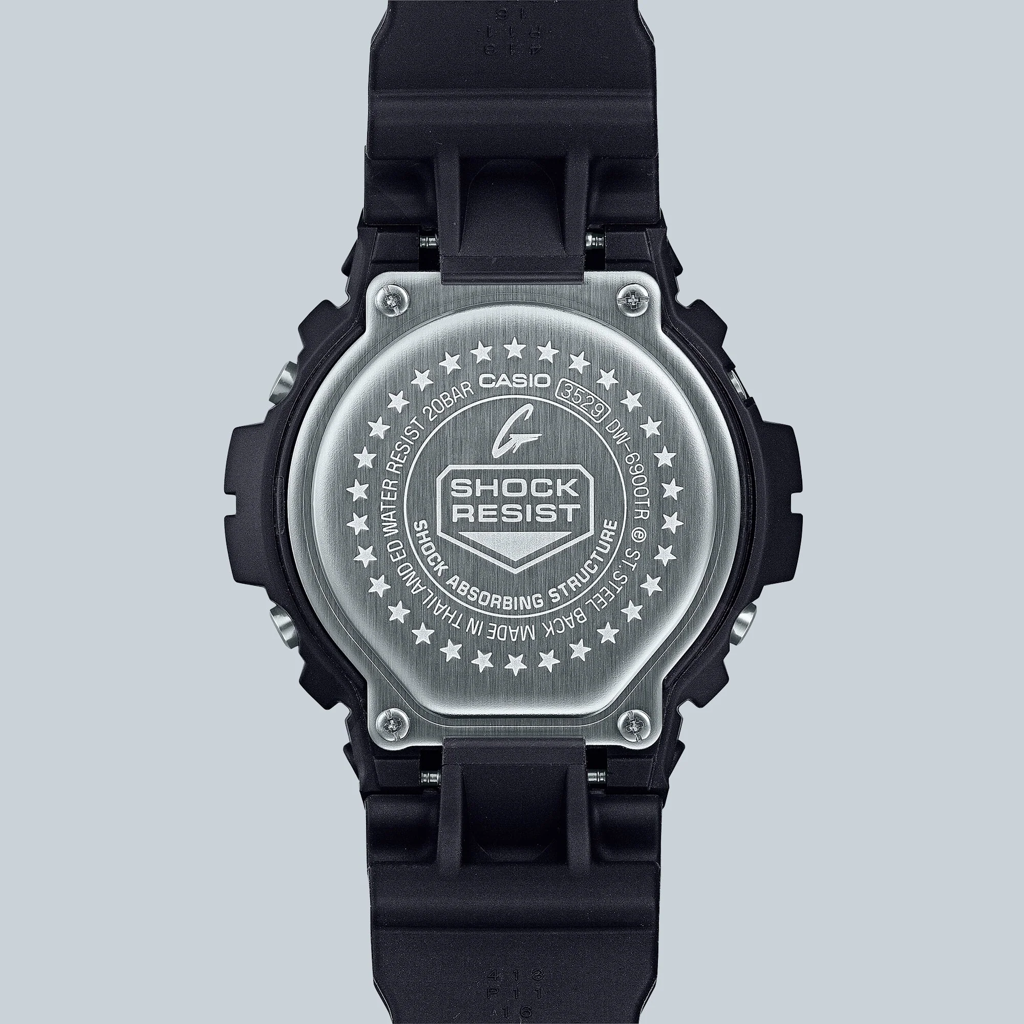 DW-6900TR-1 Reloj G-Shock de hombre pulsera de resina - Image 4