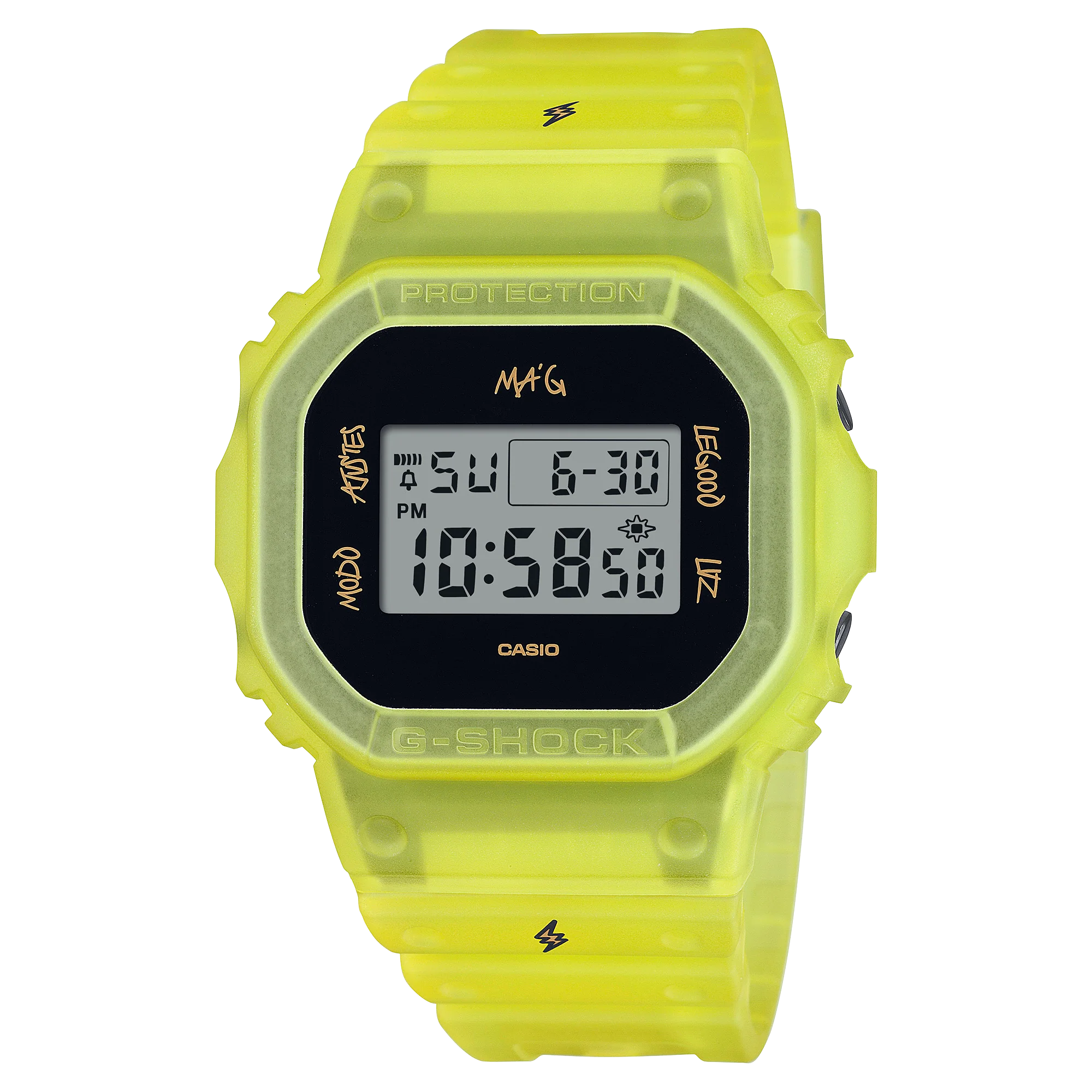DWE-5600JB-1A9 Reloj G-Shock J Balvin de unisex correa de resina digital