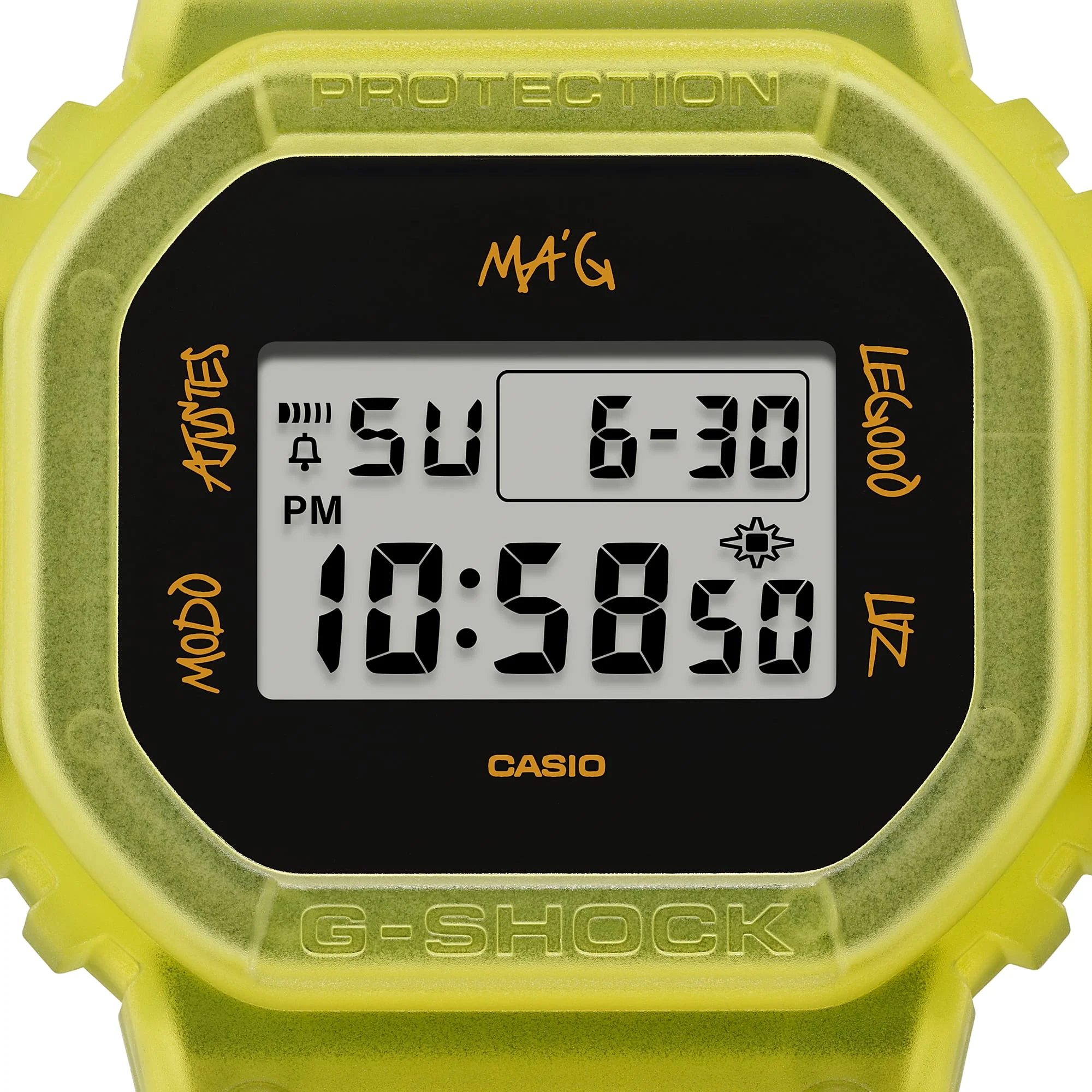 DWE-5600JB-1A9 Reloj G-Shock J Balvin de unisex correa de resina digital - Image 6