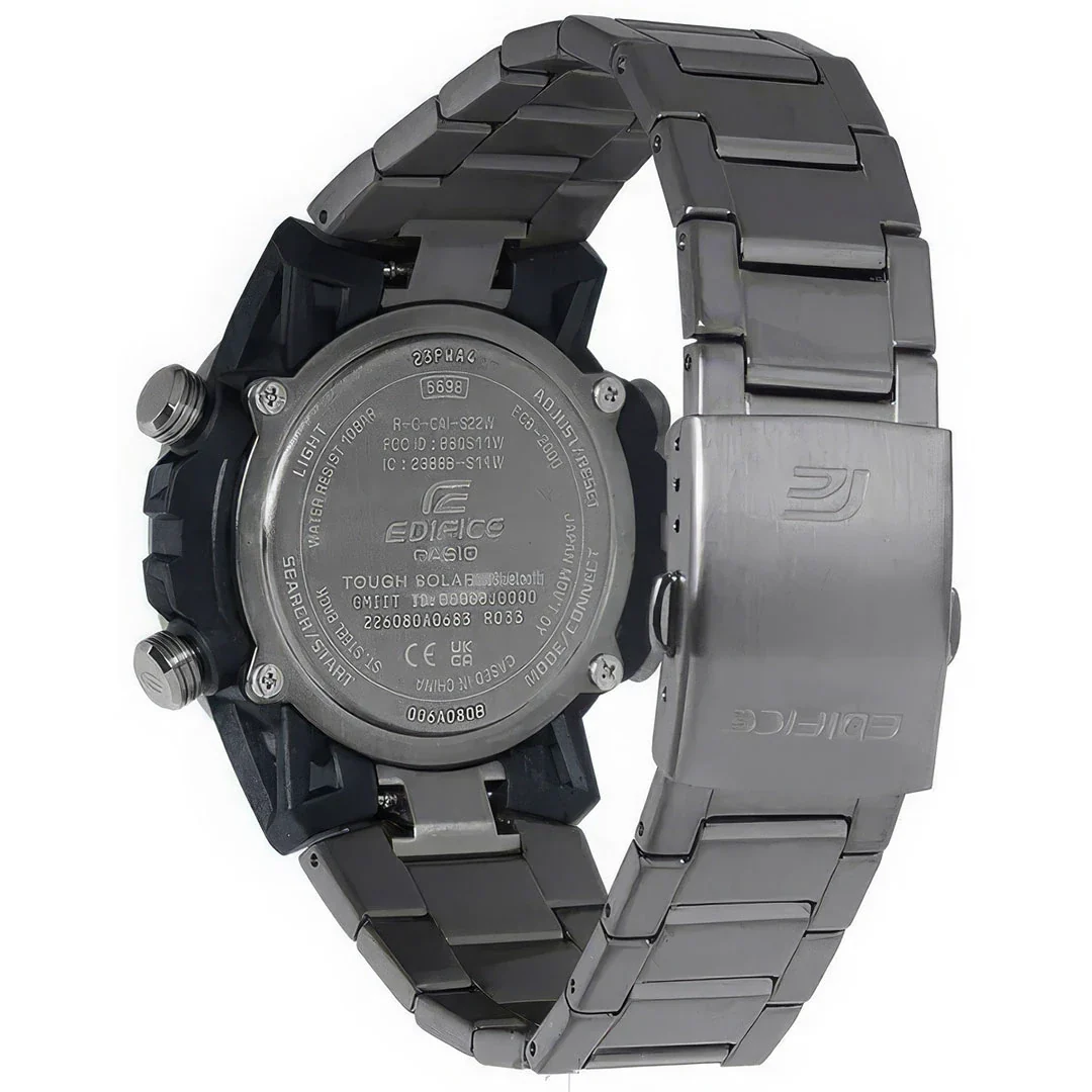 ECB-2000DC-1B Reloj Edifice de caballero pulsera de metal 51 mm - Image 2