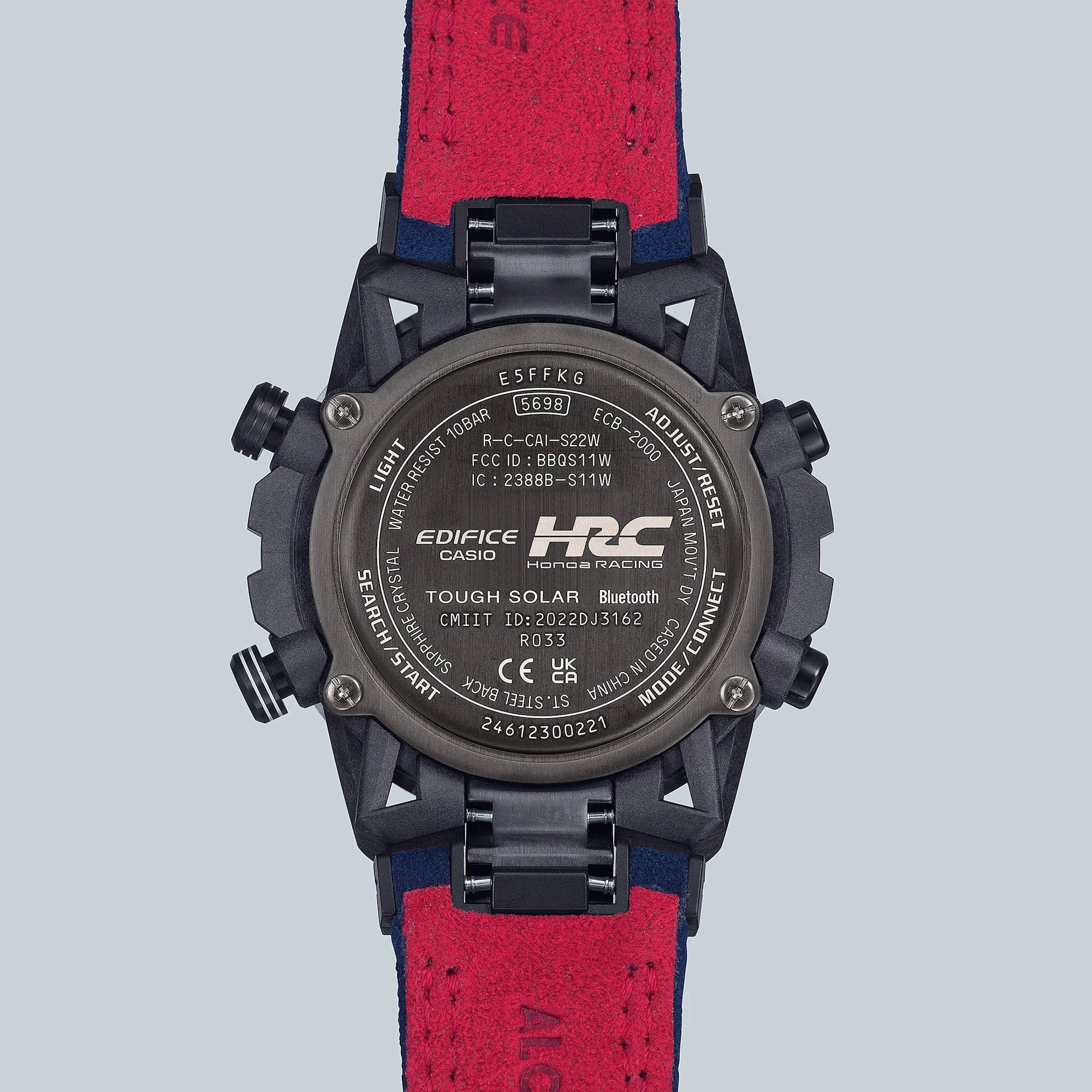 ECB-2000HR-1A Edifice reloj para hombre pulsera de tela Honda Racing, Bluetooth, cristal Zafiro - Image 11