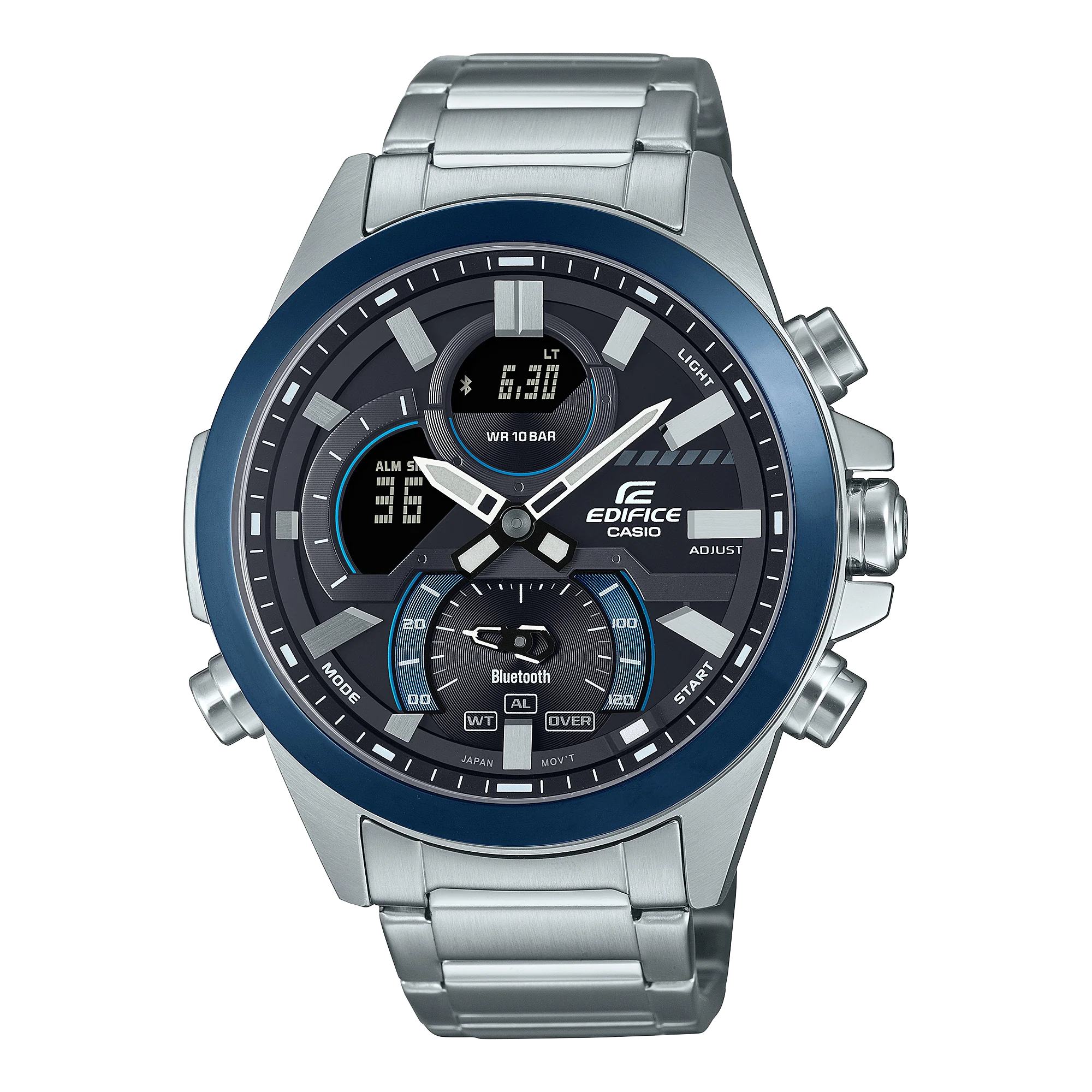 ECB-30DB-1A Reloj Edifice de hombre pulsera de metal 53 mm