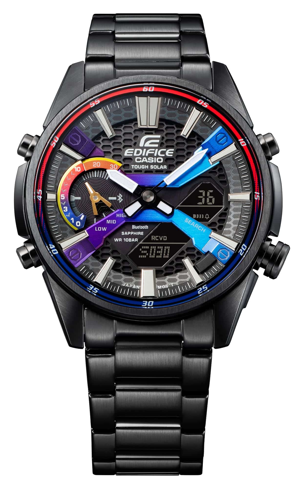 ECB-S100HG-1A Reloj Edifice para Hombre cristal zafiro - Image 3