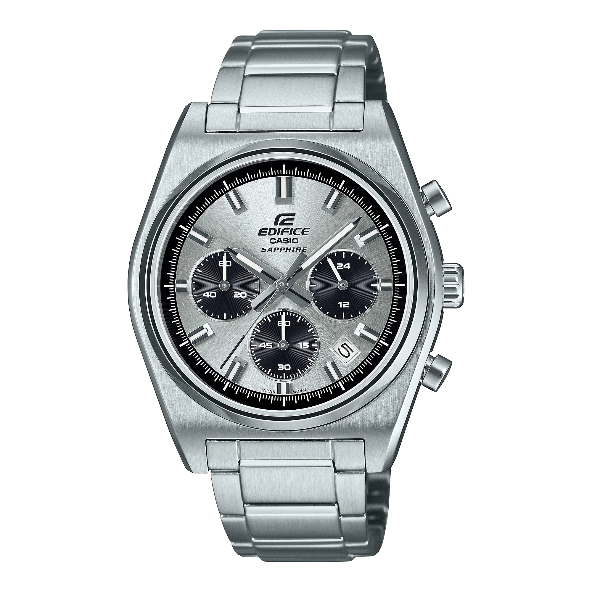 EFB-730D-7AVCF Reloj Edifice Sapphire de hombre pulsera de metal 47 mm cristal zafiro