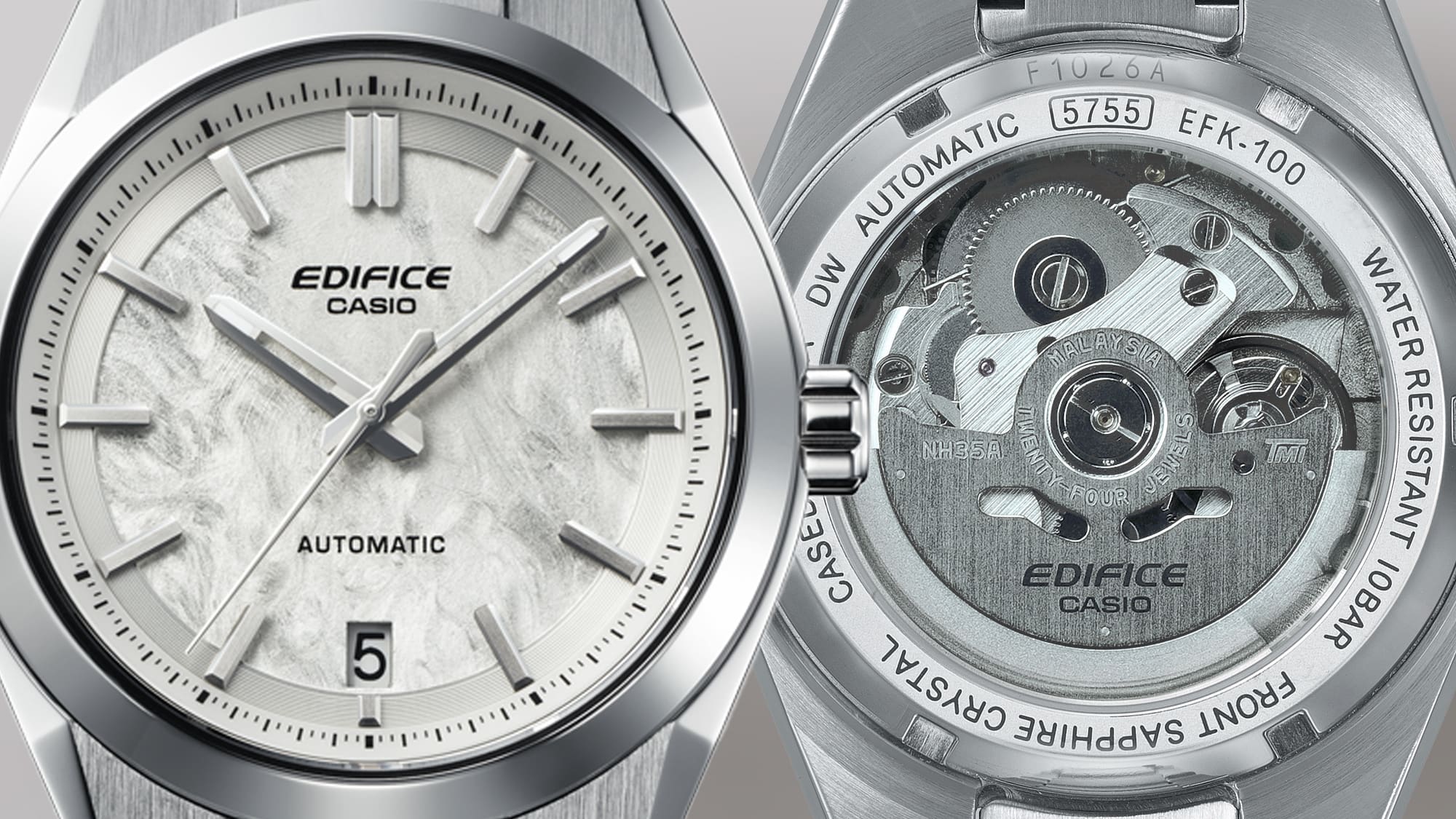 EFK-100D-7A Reloj Edifice de hombre pulsera de metal - Image 4