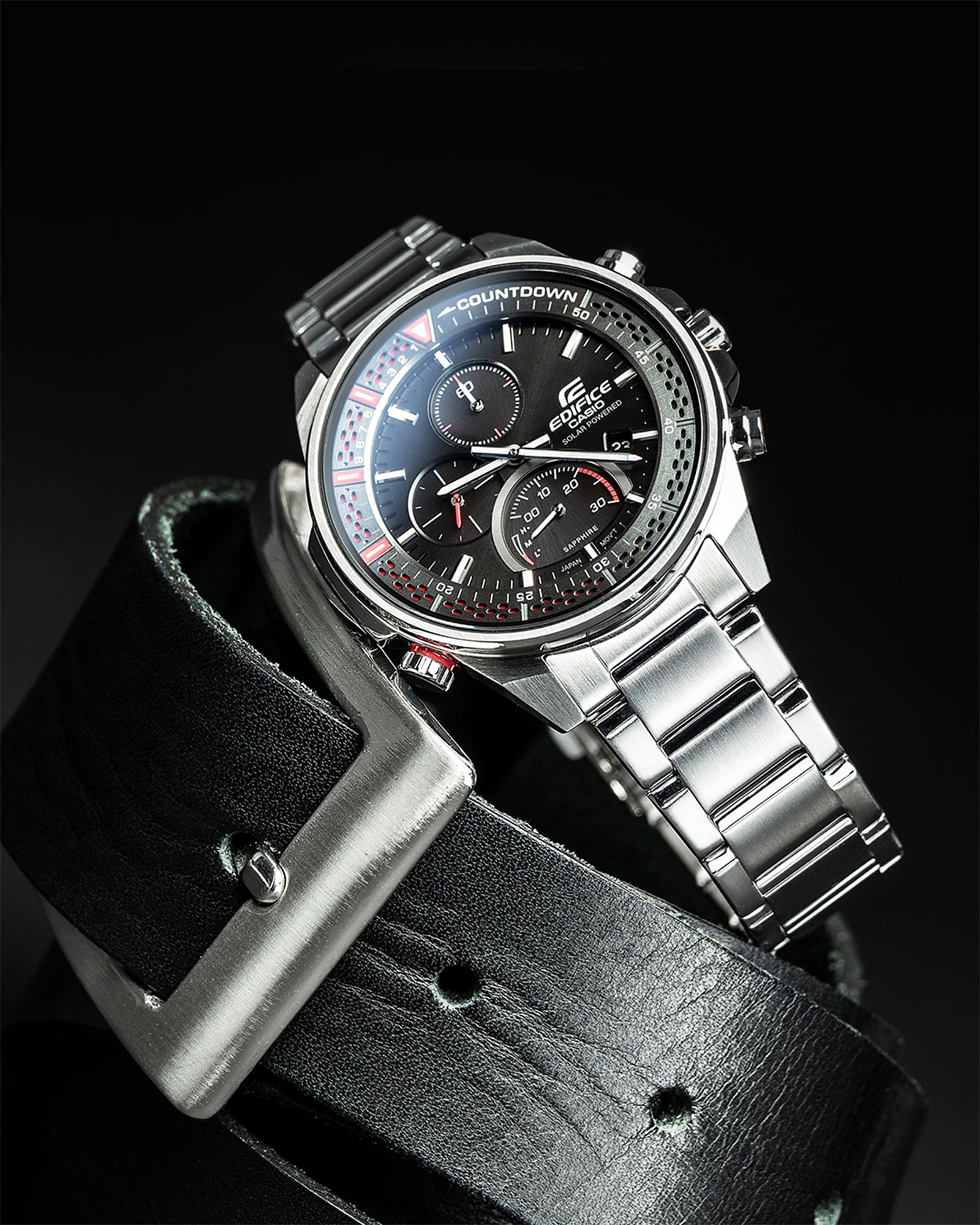 EFS-S590D-1AV Reloj Edifice cristal zafiro para Hombre - Image 3