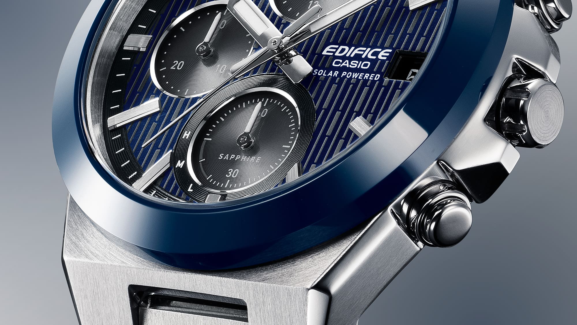EFS-S650D-2A Reloj Edifice de hombre pulsera de metal cristal zafiro - Image 6