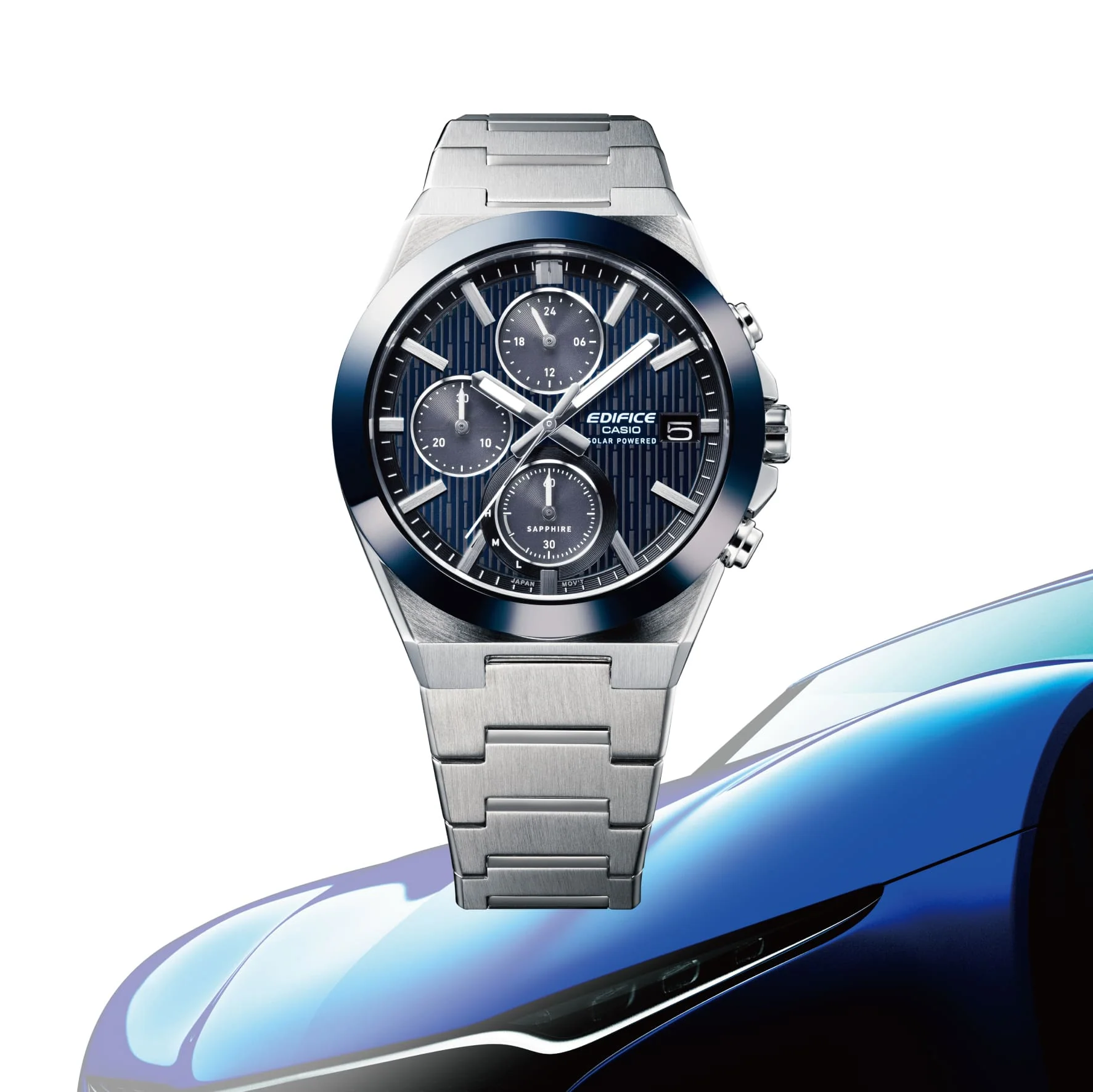 EFS-S650D-2A Reloj Edifice de hombre pulsera de metal cristal zafiro - Image 7