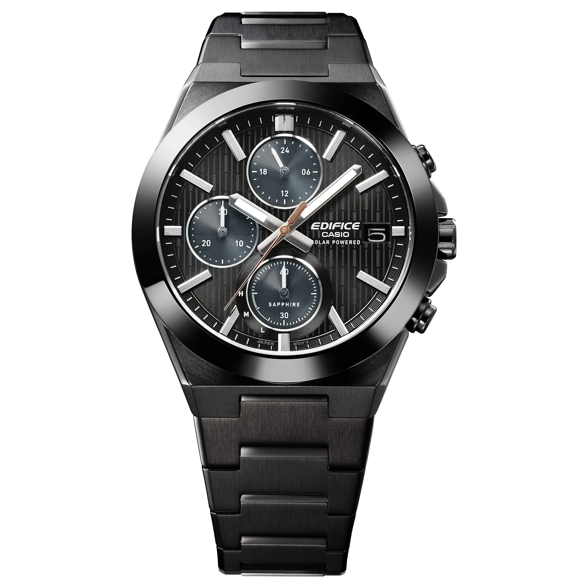 EFS-S650DC-1A Reloj Edifice de caballero correa de acero inoxidable cristal zafiro - Image 2