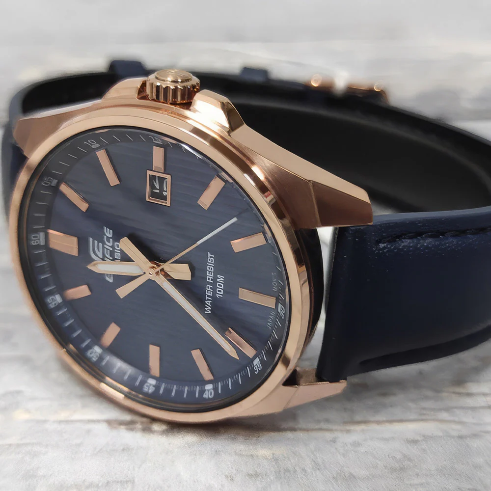 EFV-150CL-2AV Edifice Reloj para Hombre Análogo Pulsera de Cuero - Image 2