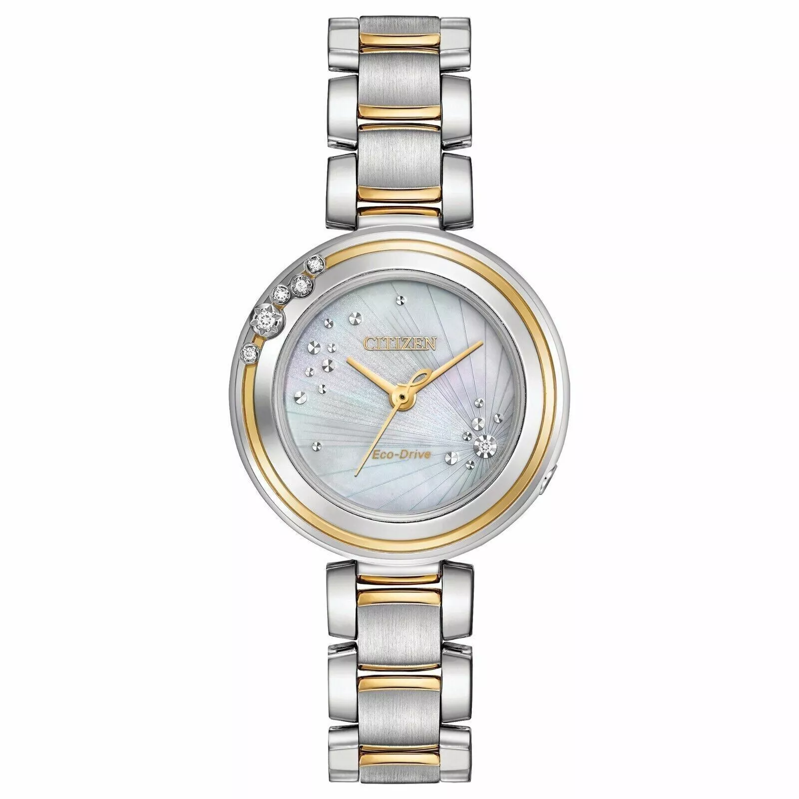 EM0464-59D Citizen Eco-Drive de dama pulsera de acero inoxidable
