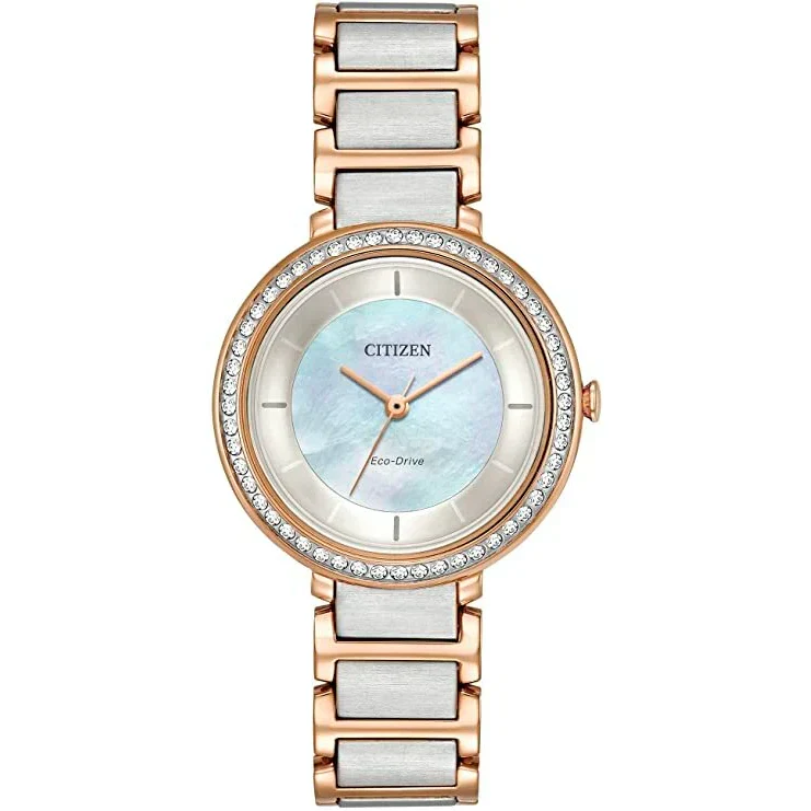 EM0483-89D Reloj Citizen Eco-Drive Cristal de señorita pulsera de metal