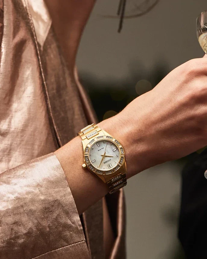EM1022-51D Reloj Citizen Silhouette Eco-drive de mujer correa de metal 34 mm - Image 4