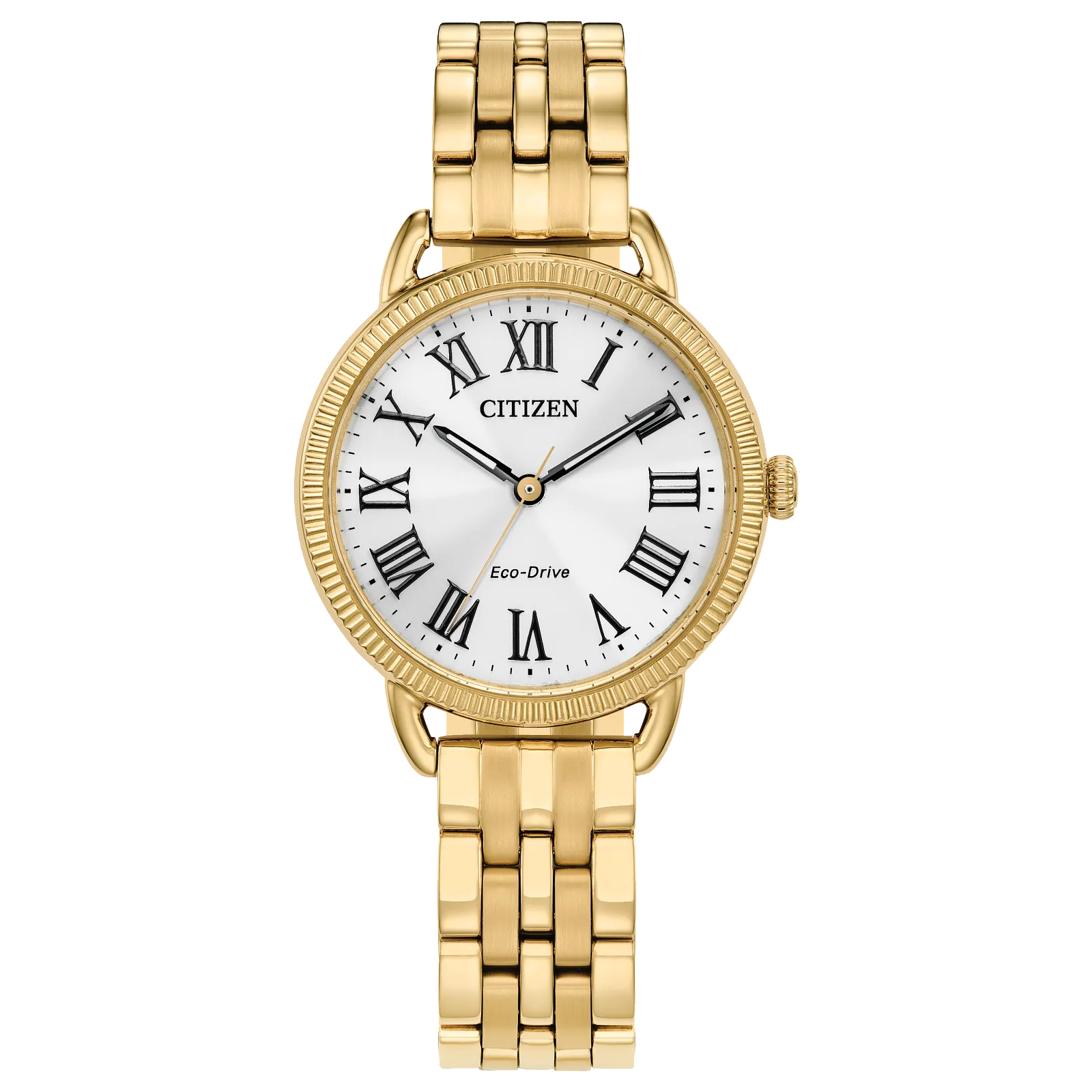 EM1052-51A Reloj Citizen Classic Coin Edge de dama pulsera de metal Eco-drive