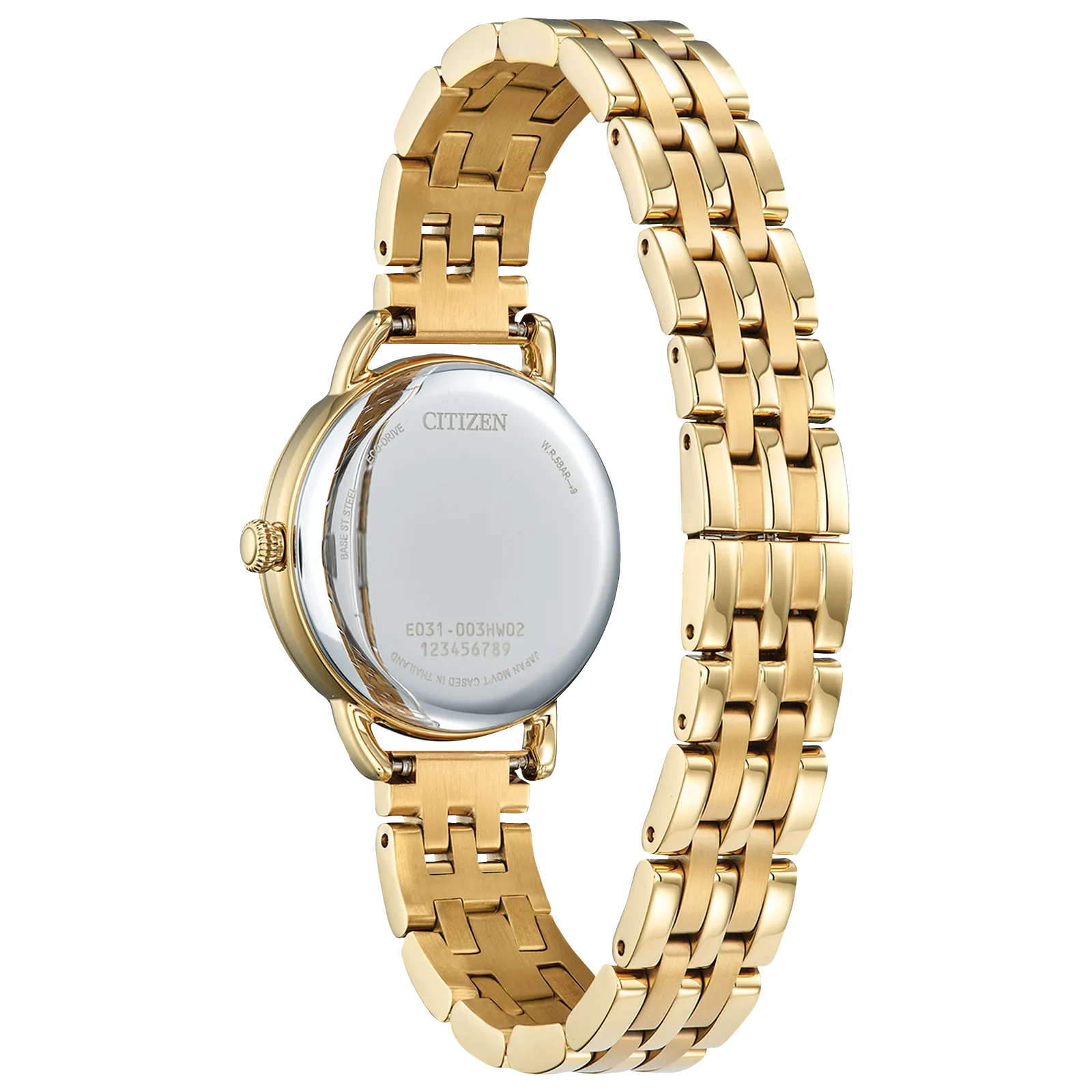 EM1052-51A Reloj Citizen Classic Coin Edge de dama pulsera de metal Eco-drive - Image 4