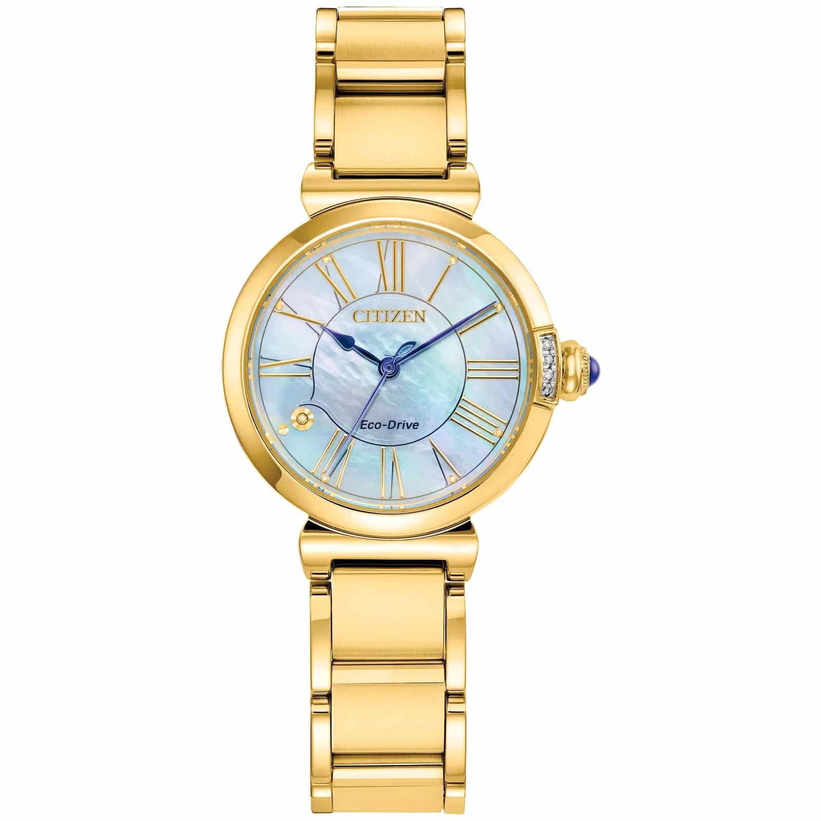EM1062-57D Citizen L Mae para dama pulsera de acero inoxidable Eco-drive