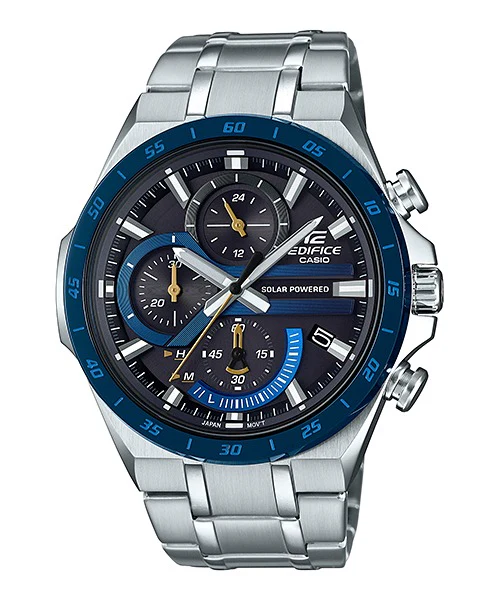 EQS-920DB-2AV Reloj Edifice Solar de hombre correa de metal